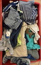 Kiste Voller Kleidung Kinder Jungs Konvolut 92 - 110 Junge Kleiderpaket