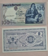 Geldscheine Banknoten Sammlung Portugal , Mazedonien ,Thailand [Sammlerzustand]