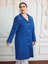 Extravaganter Tweedmantel mit
