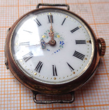 Antike Armbanduhr Silber 800 Zylinder defekt zum Restaurieren D = 31,15 mm 150