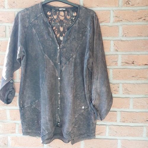 Tredy longbluse mocca gr - tredy*longbluse*mocca*,