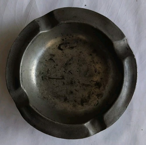 Zinn aschenbecher gemarkt - zinn,