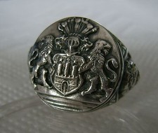 Hamburg Wappen Ring Silber 925