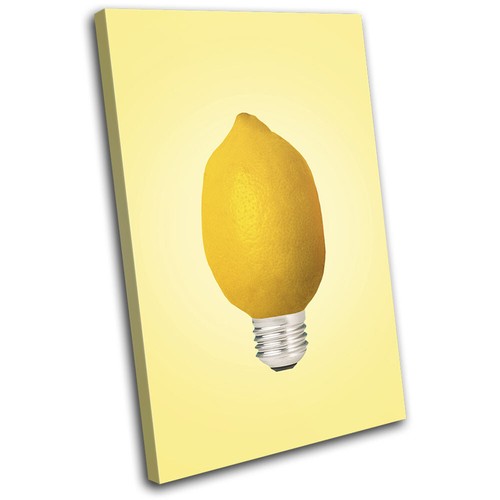 Lemon lightbulb abstract food - abstract,
