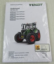 Fendt 500 Vario S4 512 513 514 516 Bedieningshandleiding alleen onderhoudsdeel