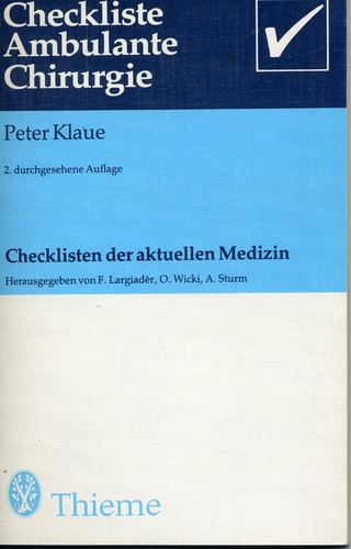 Checkliste ambulante - checkliste,