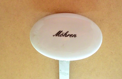 Kräuterschild oval porzellan - kräuterschild,