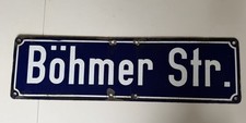 Alt straßenschild böhmer - alt,