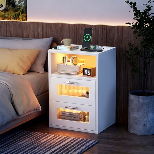 Smart nachttisch mit - mit, usb