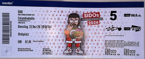 Sido sids weihnachtsshow - sids, 2026