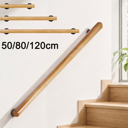 50cm 120cm handlauf aus holz - 50cm-120cm,