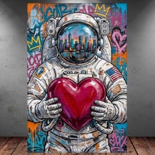 LEINWAND BILD ER XXL GRAFFITI