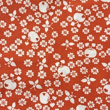 Vintage Stoff unbenutzt Äpfel & Bienen 140 x 600 Graziela-Stil