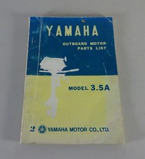 Teilekatalog / Parts List Yamaha Außenborder 3.5A Stand 08/1974
