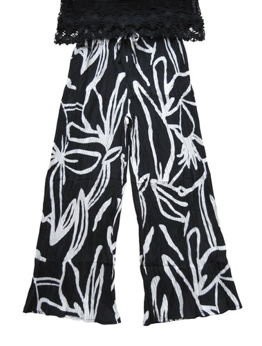 High waist palazzohose - high,
