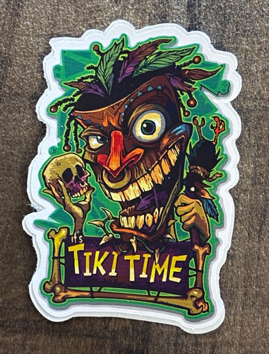 Aufkleber sticker tiki - aufkleber,
