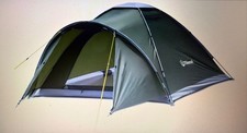 OP-0355 Campingzelt mit Vorraum 2-4 Person PU5000 wasserdicht grün B-WARE