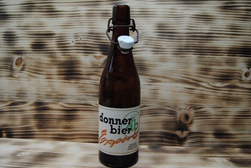 Alte flasche donner bier - alte,