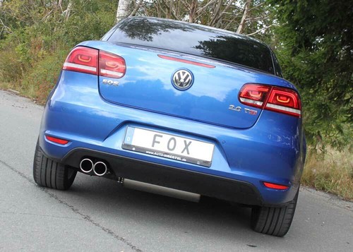 Sportauspuff eos facelift - vw,