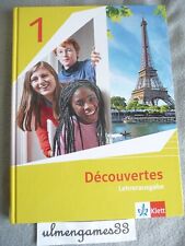 ★ Decouvertes 1  Lehrerausgabe  zum Schulbuch mit Lösungen ★