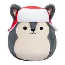 Jazwares SQXM01006 - Squishmallows - Ryan, der Weihnachts-Husky, ca. 30 cm