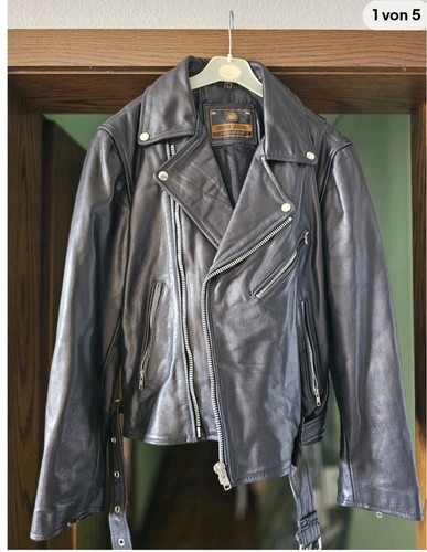 Lederjacke bikerjacke - lederjacke,