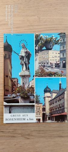 Postkarte rosenheim hl - postkarte,