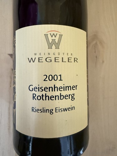 2001 geisenheimer rothenberg - 2001,
