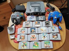 Nintendo 64 + 2 Controller + 16 Spiele + Extras