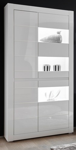 Vitrine vitrinenschrank weiß - vitrine,