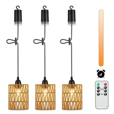 3er Boho Hängelampe mit