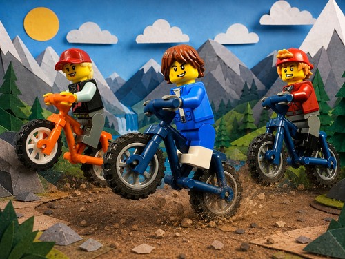 Lego moutain biker - lego®,