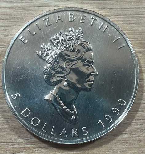 Maple leaf dollar - dollar, 1990