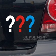Drei Fragezeichen Aufkleber