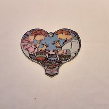 Rosenthal Björn Wìinblad Wandteller Herzform, Liebespaar bei Tisch