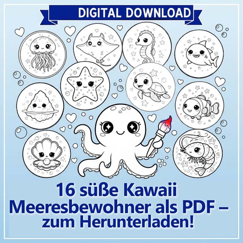 Kawaii meeresbewohner - 16,