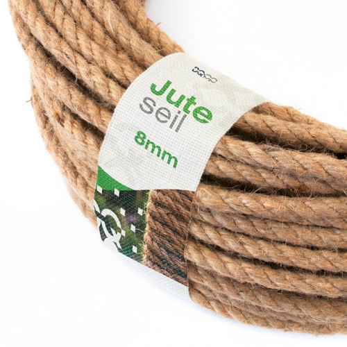 Juteseil 6mm 60mm tau seil - -,