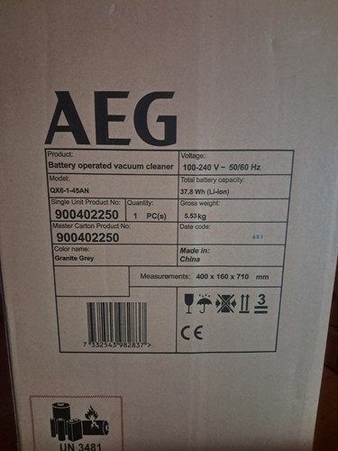 Aeg qx6 45an akku - aeg, qx6-1-45an