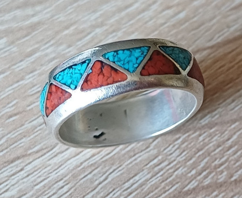 Indianerschmuck ring sterling - indianerschmuck,