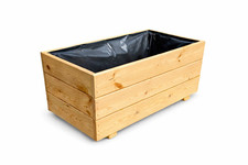 Pflanzkasten aus Holz Kübel