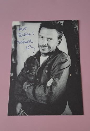 Autogrammkarte mit