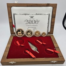 Krügerrand Gold 2000 1,85 oz Südafrika Prestige Set PP Proof Polierte Platte RAR