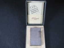 S.T Dupont Feuerzeug Lighter Silber  Linie 1 Full Set  Überholt mit Garantie