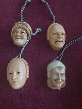 ?? 4 Fasnet Masken Umzugs-Abzeichen  Villingen aus den 60 iger Jahren" ??