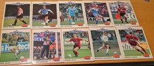 Panini Action Card Fußball Bundesliga 1992 / 1993 Sammelkarten 10 Karten
