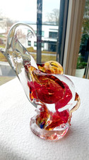 Schwere Glas Skulptur /