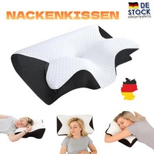 Nacken Therapiekissen Memory Schaum Anthrazit Orthopädisch Ergonomisch ⭐⭐⭐