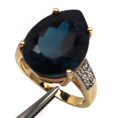 London blue topas zirkon - &,