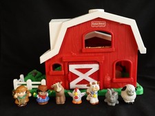 Vintage großer Bauernhof Fisher Price Little People, Geräusche und...