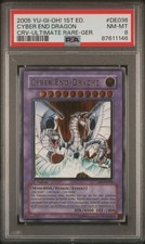 YuGiOh Cyber End-Drache Ultimate Rare 1st Ed PSA 8 - CRV-DE036 Cyber End Dragon